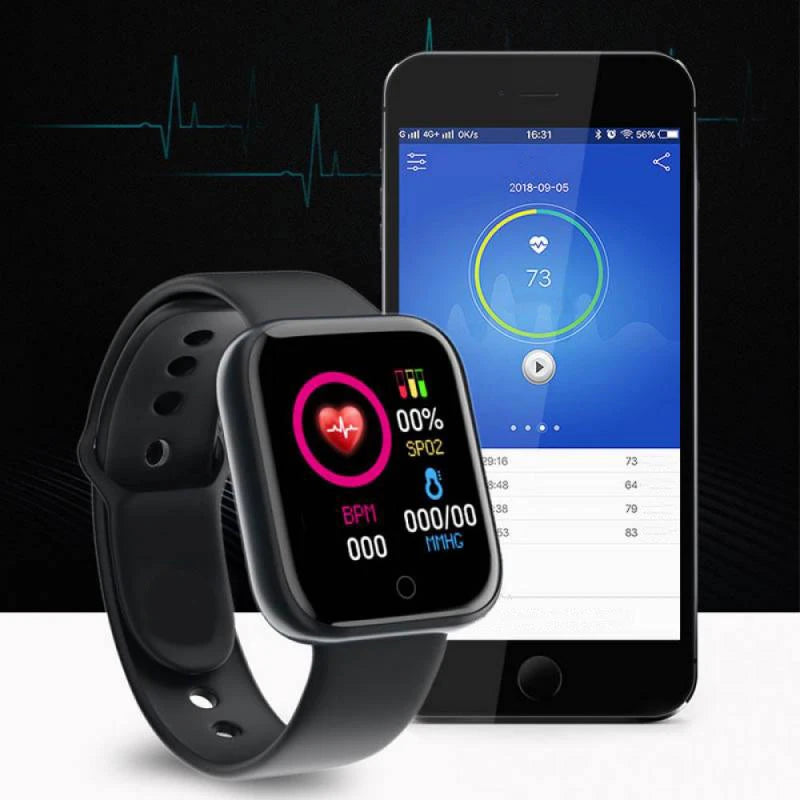 2025 Men Smart Watches Color Screen Bluetooth Woman Fitness Sport Bracelet Health Sleep Monitor Electronic Clock Kid Smartwatch Alarm