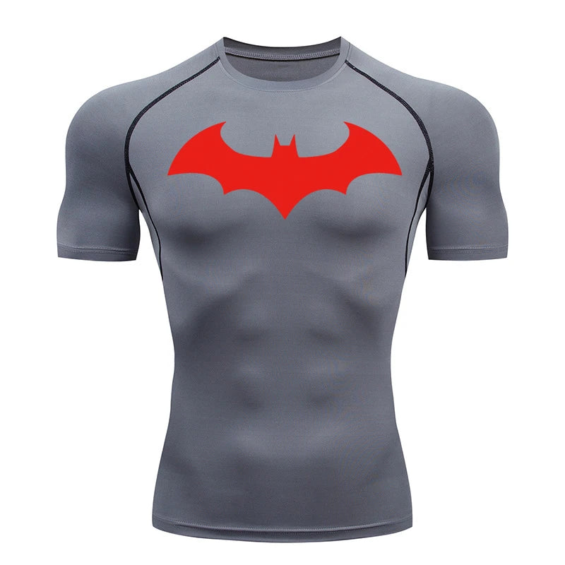 Men's fashionable short sleeved Compression Running Gym Shirt