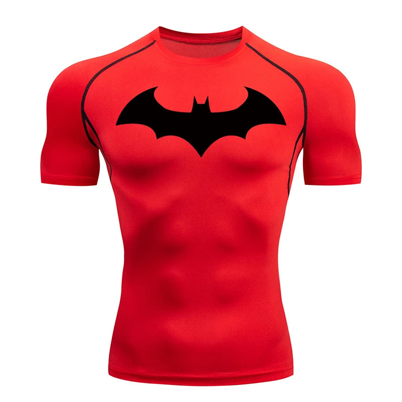 Men's fashionable short sleeved Compression Running Gym Shirt