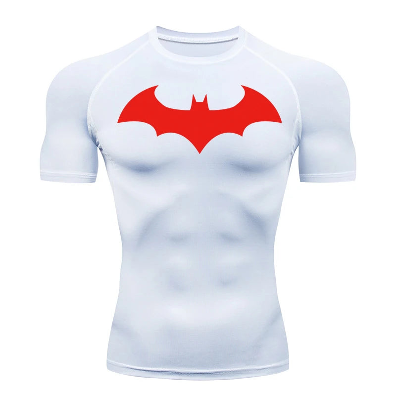 Men's fashionable short sleeved Compression Running Gym Shirt