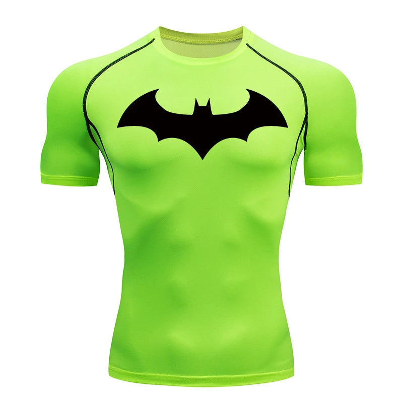 Men's fashionable short sleeved Compression Running Gym Shirt