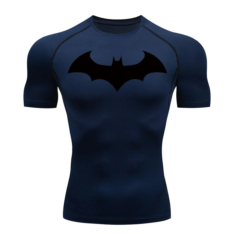 Men's fashionable short sleeved Compression Running Gym Shirt