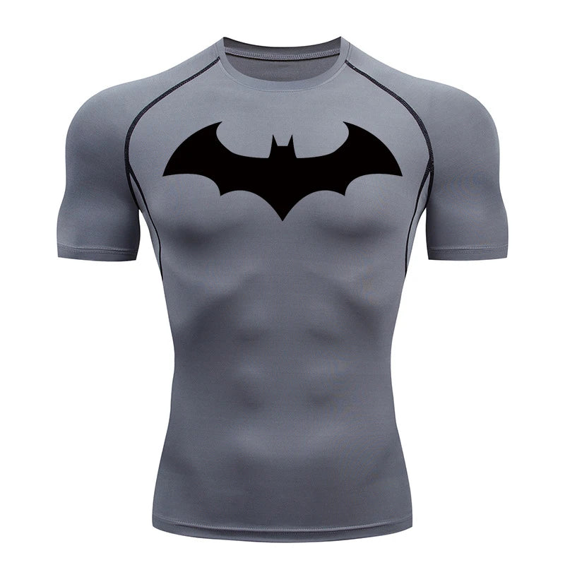 Men's fashionable short sleeved Compression Running Gym Shirt