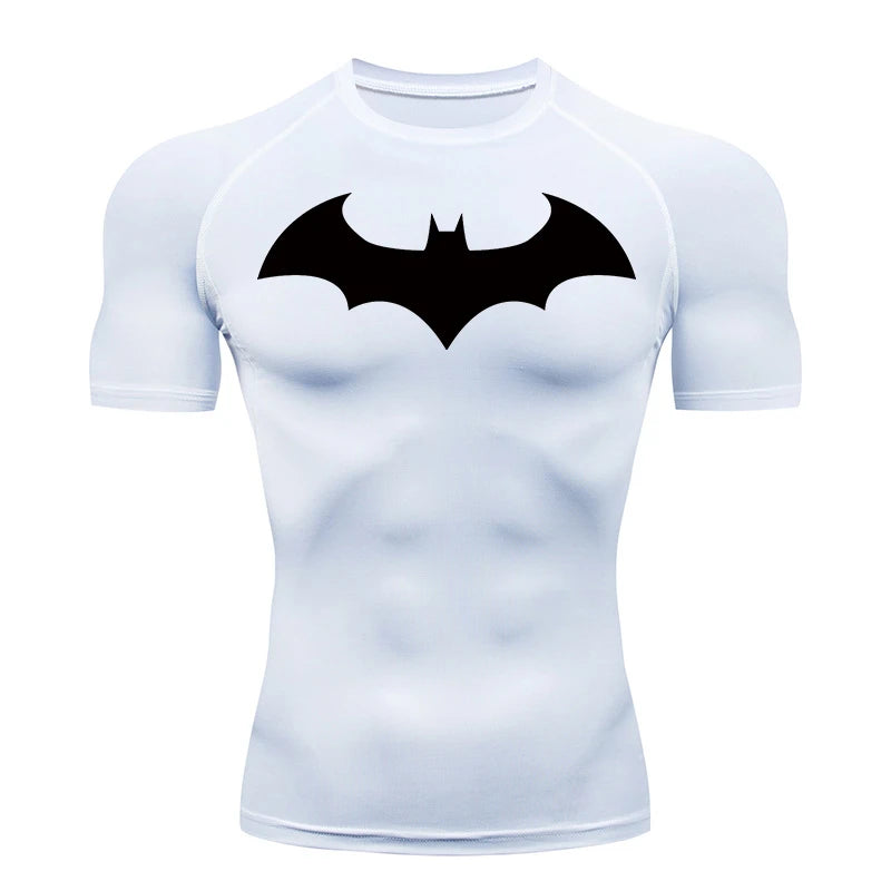 Men's fashionable short sleeved Compression Running Gym Shirt