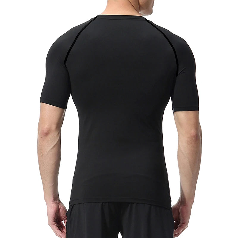 Cross Print Compression Shirt for Men Christian Athletic Tshirt Tees Tops Gym Workout Running Baselayers Undershirts Rash Guard