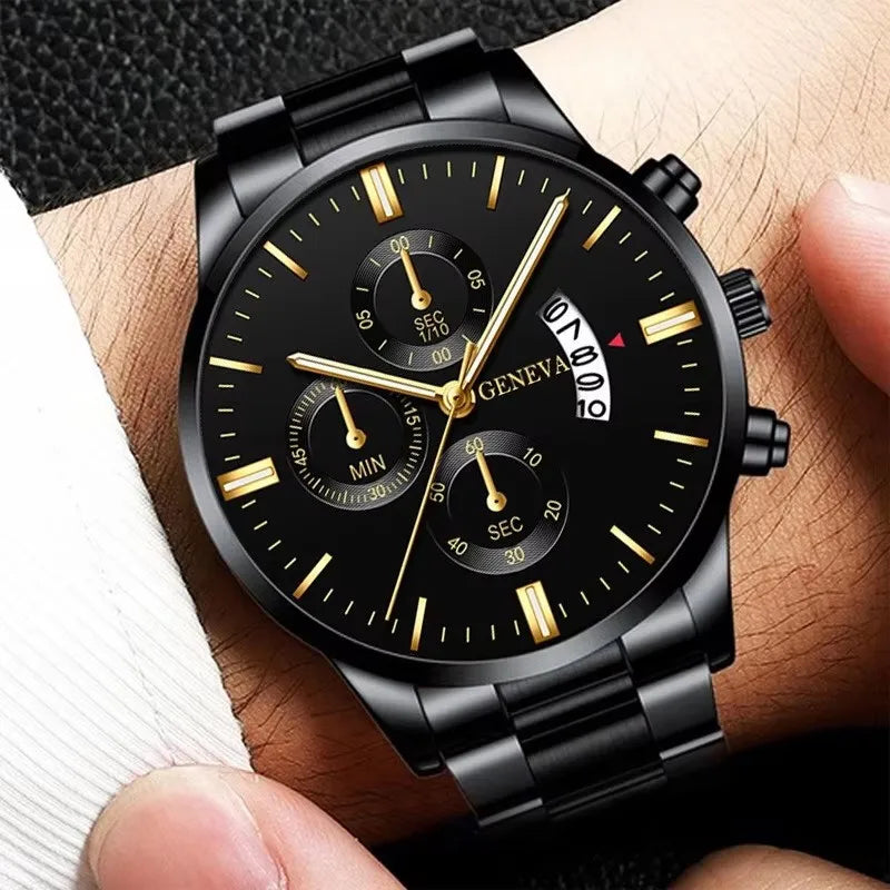 2025 New Fashion Mens Sports Watches Luxury Calendar Quartz Wristwatch Business Watches Man Clock Relogio Masculino Reloj Hombre